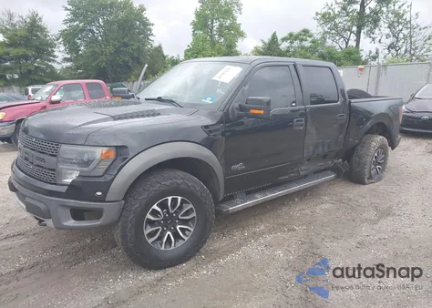 2013 Ford F-150 Svt Raptor z USA, uszkodzony, nr VIN 1FTFW1R66DFD45249